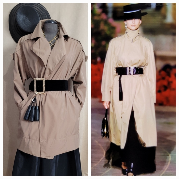 cleo Jackets & Coats Trench M L Poshmark